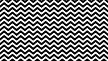 Zig zag rounded seamless pattern black and white design background vector