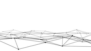 Animated abstract geometric Connectivity is a network system and a communication network system. video