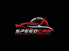 Speed car logo vector. Automotive logo vector