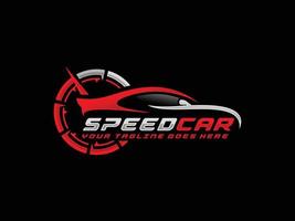 Speed car logo vector. Automotive logo vector