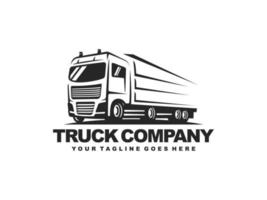 Truck logo design vector. Truck delivery logo vector