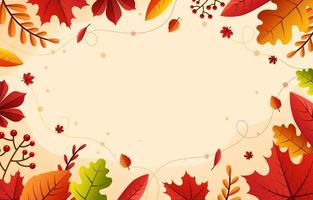 Autumn Leaves Background vector