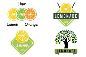 vector wallpaper design lemon fruit plant logo with vitamin c, yellow, in the garden and market