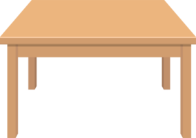 Ilustración de diseño de imágenes prediseñadas de mesa de madera png