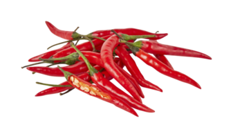 red pepper isolated on white background with clipping path png