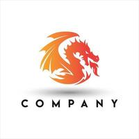 Dragon Logo. Dragon Tattoo Logo vector