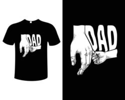 Father's Day T-Shirt Design Vector Template