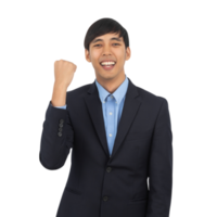 Handsome asian business man cutout, Png file