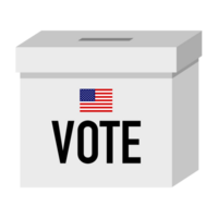 United States Election Vote Box PNG