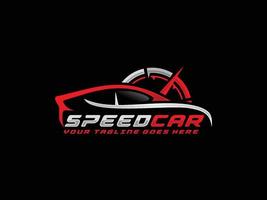 Speed car logo vector. Automotive logo vector