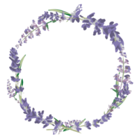 Lavender Wreath Clipart png