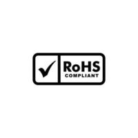 Rohs icon symbol vector