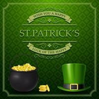 Happy St. Patrick's day background vector