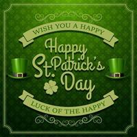 Happy St. Patrick's day background vector