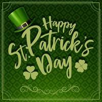 Happy St. Patrick's day background vector