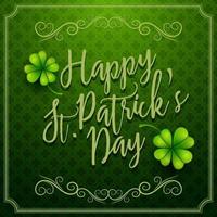 Happy St. Patrick's day background vector