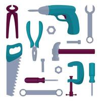 work tools set vector