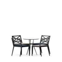 Isometric Table set front 3D render png