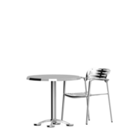 Isometric Table set front 3D render png