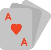 Poker Game Flat Flat Icon vector