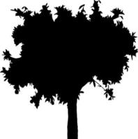 Silhouette of trees for the website, for printing. Vector graphics illustration