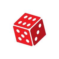 Dice icon vector design templates