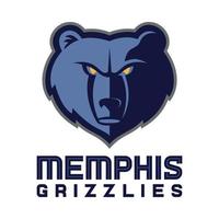 Memphis Grizzlies logo on transparent background vector