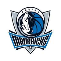 Dallas Mavericks logo on transparent background vector