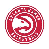 Atlanta Hawks Basketball logo on transparent background vector