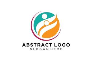 Vector abstract people and family logo collection,people icons, health logo template, care symbol.