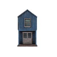 old american western building isolated png