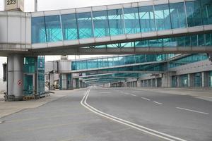 Gates in Ataturk Airport in Istanbul, Turkiye photo