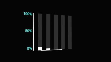 Animation Graph Growth Chart Infographic Green Screen video