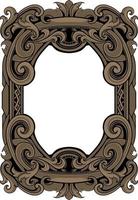 luxury ornamental classic vector engraved frame