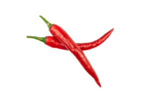 Group of red chili isolated png