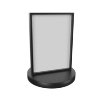 blank billboard. 3d render png