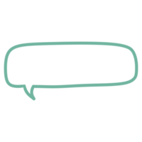 Hand Drawn Speech Bubble png