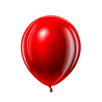 Realistic 3d red balloon flying png