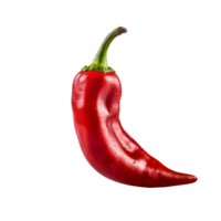 A fresh red chili pepper, png