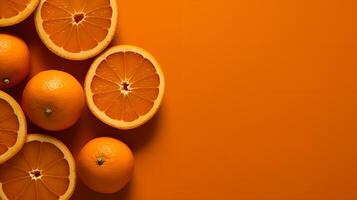 Orange on Orange Background photo