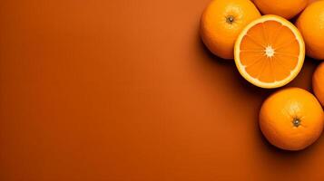 Orange on Orange Background photo