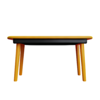 moderno mesa y silla aislar png