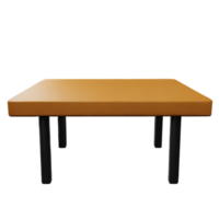 moderno mesa y silla aislar png