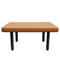 moderno mesa y silla aislar png