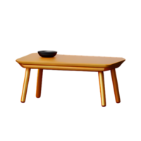 moderno mesa y silla aislar png