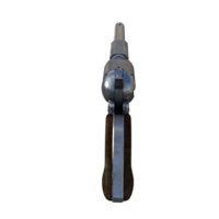 a revolver gun on a transparent background png