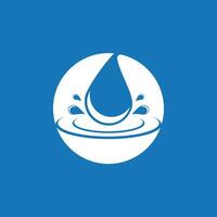 Water drop icon and symbol vector template