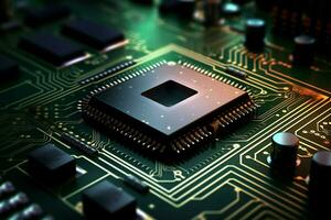 technology circuit processor with microchip photo