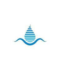 water drop Logo Template vector illustration