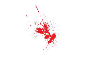 Various blood paint splatter png